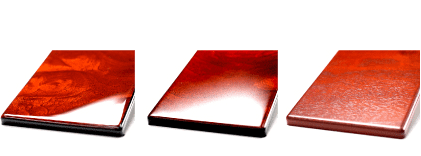 染色ツキ板シート + 自動車の内装パネル